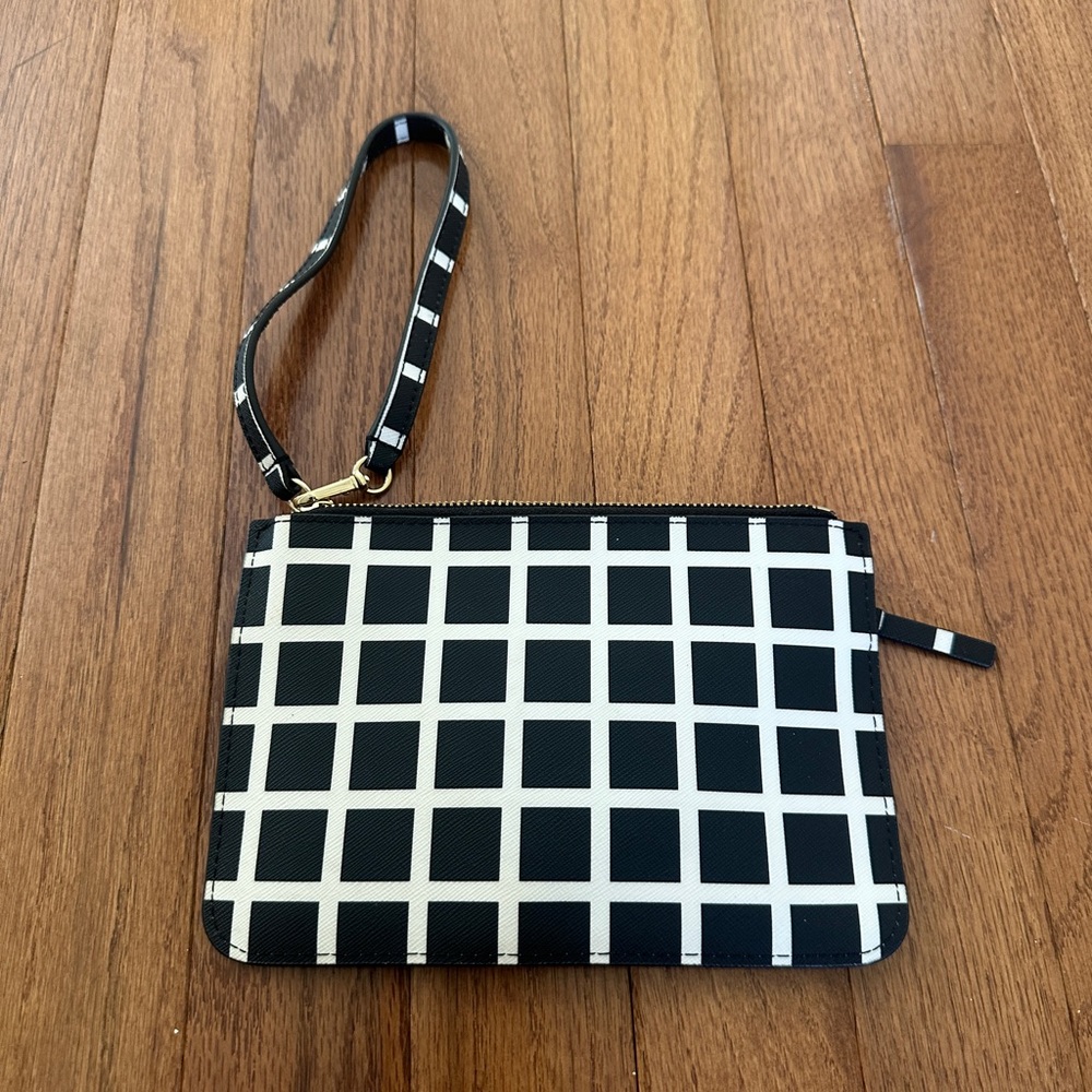 Kate Spade Checkered Wristlet - Picture 2 of 6